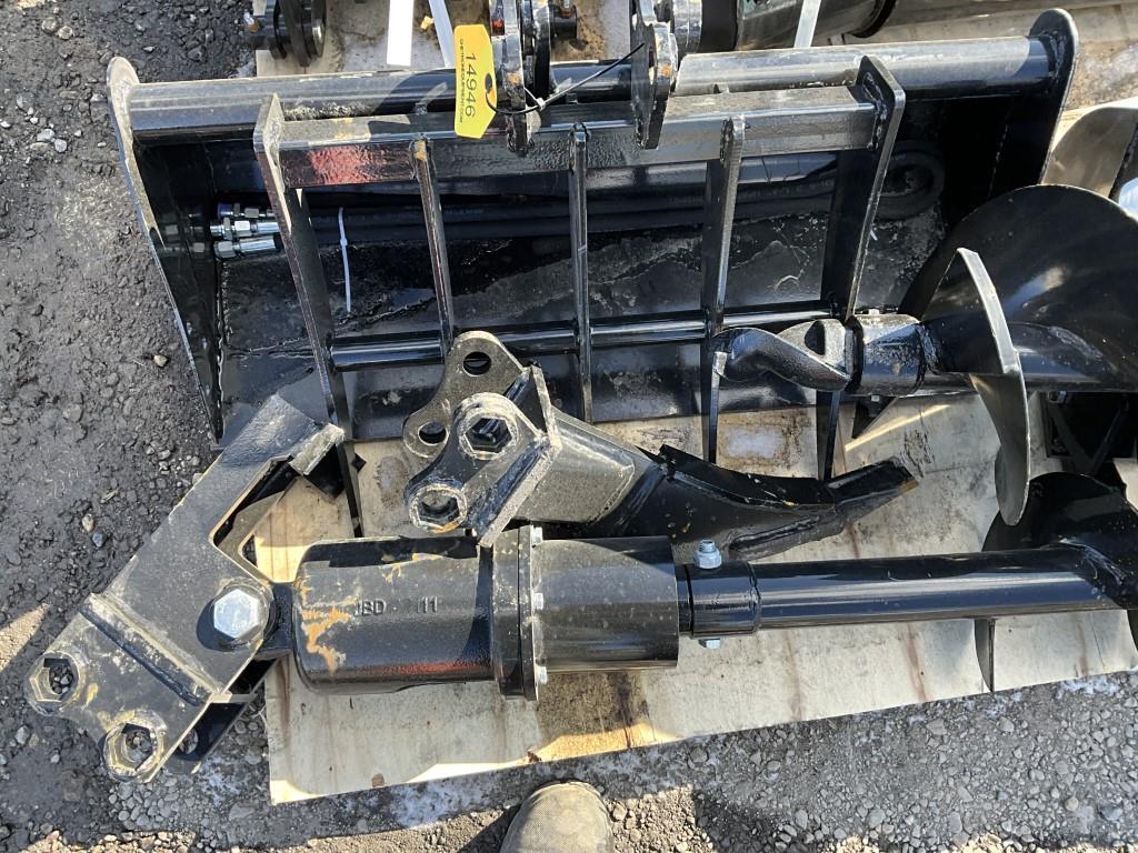 New Future 8 Pcs Mini Excavator Set