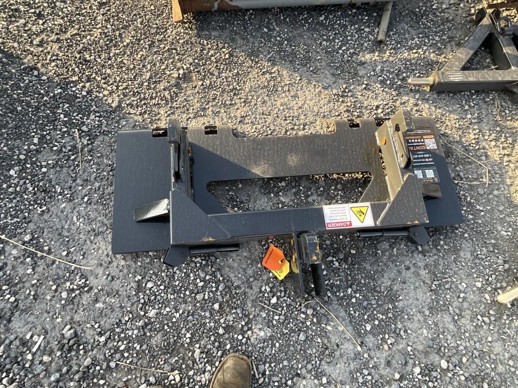 3pt. Hitch- Skid Steer Mount