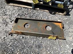 Blank Skid Steer Backing Plates
