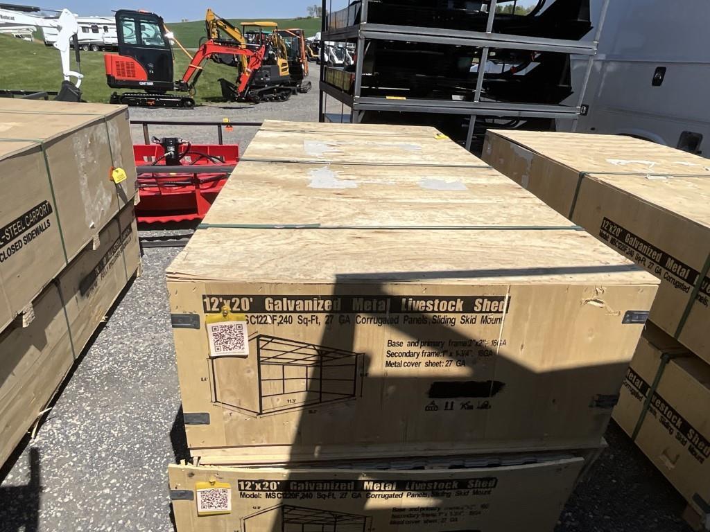 New Live Stock Shelter 12X20