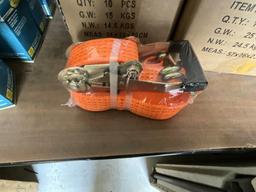 (10) New Future Ratchet Straps 2 inch X 27Ft