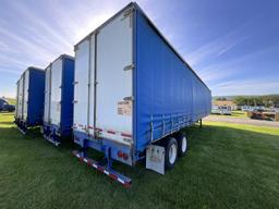 2000 Utility SE Curtain Side Flat Bed Semi Trailer