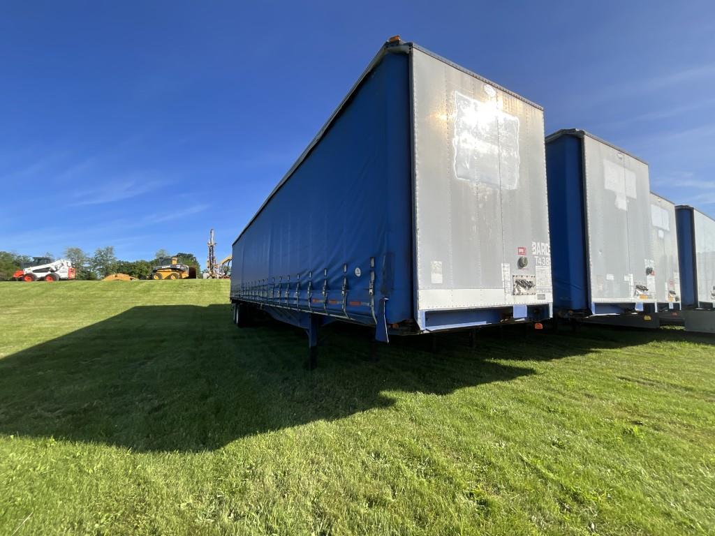2000 Utility SE Curtain Side Flat Bed Semi Trailer