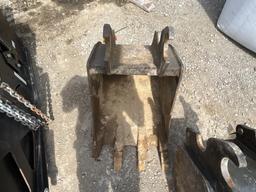 Used 18" Tooth Bucket for Mini Excavator