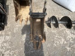 Used 10" Tooth Bucket for Mini Excavator