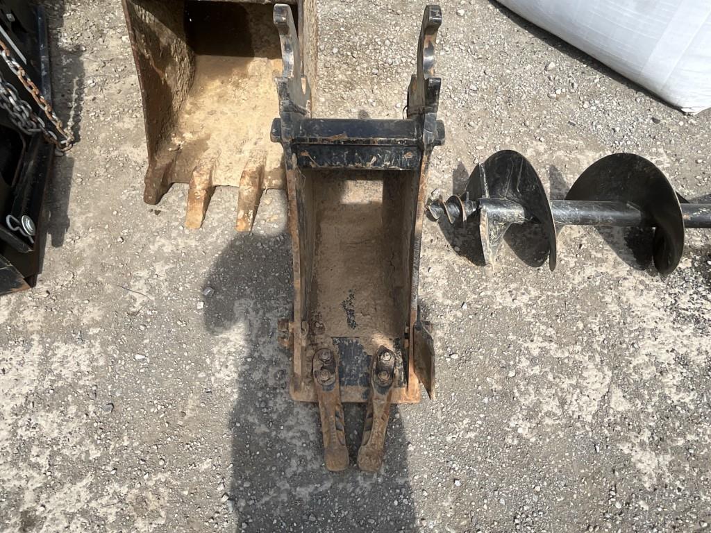 Used 10" Tooth Bucket for Mini Excavator