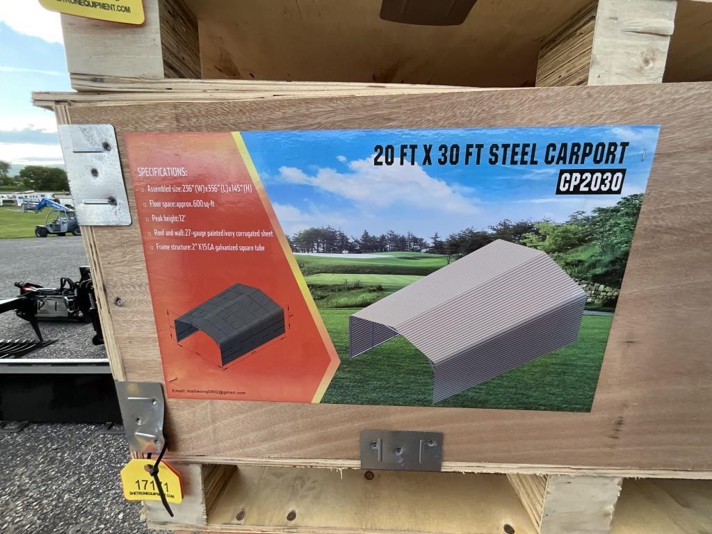 New 20' X 30 Car Port