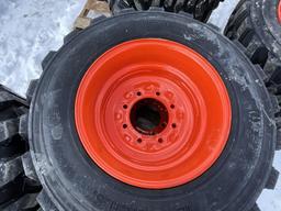 New Set (4) 12-16.5 Skid Steer Wheels/ Tires BC