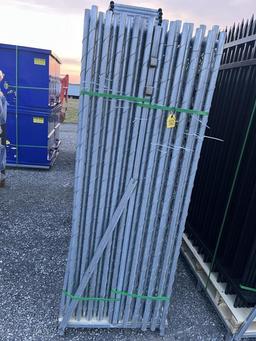 New (20) Pieces  6Ft X 10Ft Chain Link Fence Panel