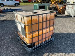 Used 275 Gallon Tote in Cage