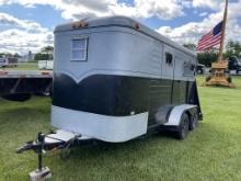1979 Trail ET 2 Horse Trailer Bump Pull