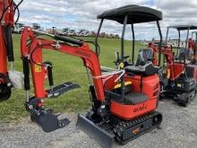 New Agrtok QK18KC Mini Excavator (DIESEL) (Red)