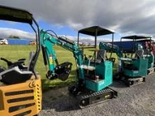 New Agrotk H15R Mini Excavator (GAS) (GREEN)
