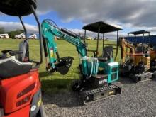 New Agrotk MH12RX Mini Excavator (GAS) (GREEN)