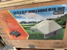 New 23' X 20' Double Garage Barn Shed