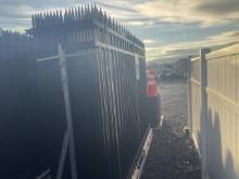 New (30) Pieces of  7Ft X 10 Ft Wrought Iron Fence