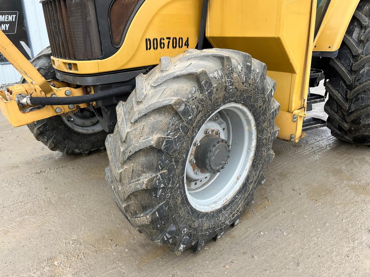 2013 Challenger MT465B Tractor with Cab and Boom Mower