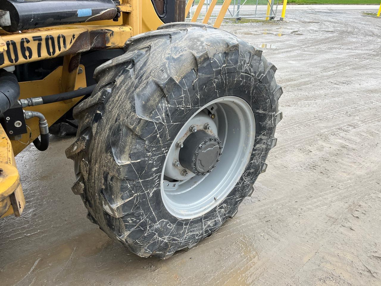 2013 Challenger MT465B Tractor with Cab and Boom Mower