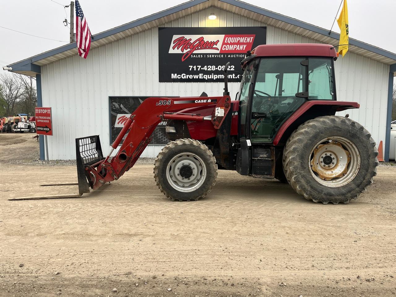 Case IH CX80 Tractor with Loader