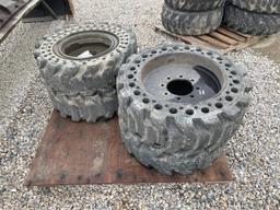 31x16-10 Solid Skid Steer Tires