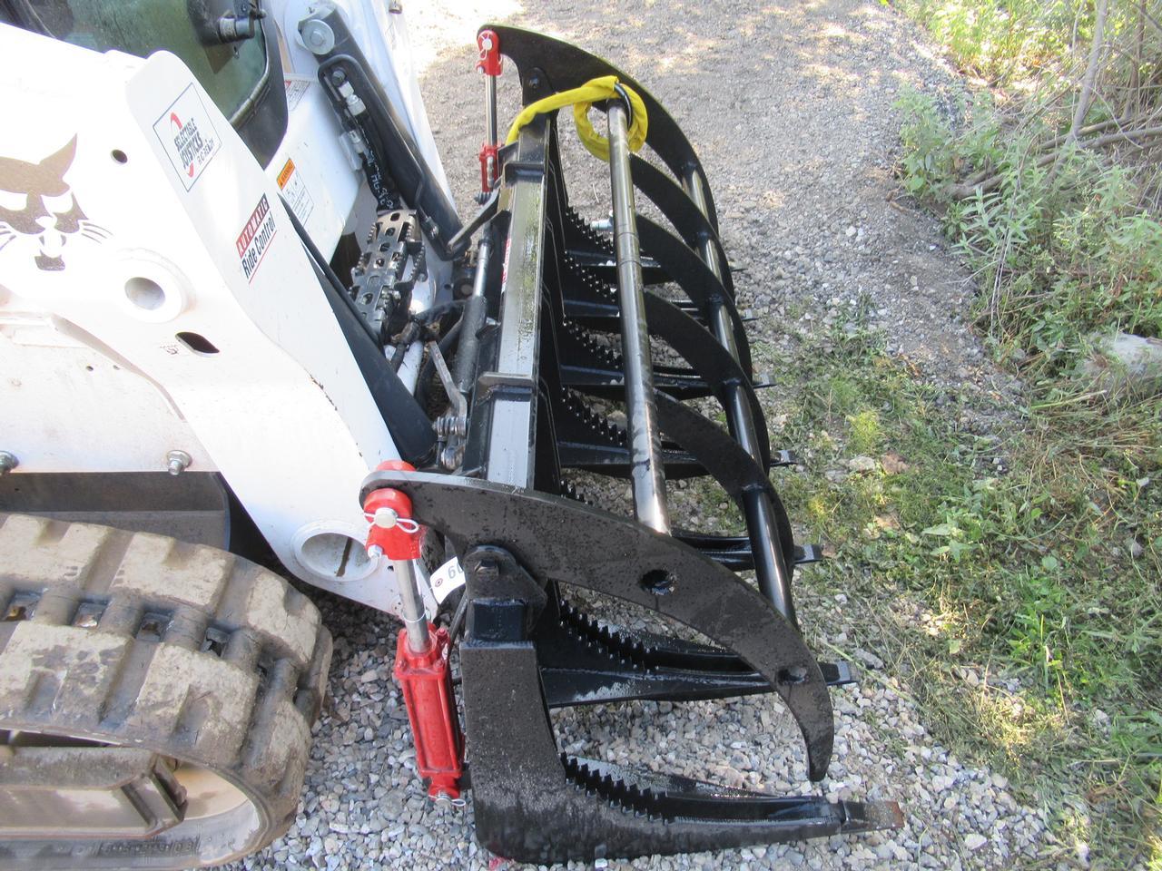 Wildcat 72" Skid Steer Root Rake Grapple