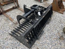 Tomahawk 72” Skid Steer Rock Grapple Bucket