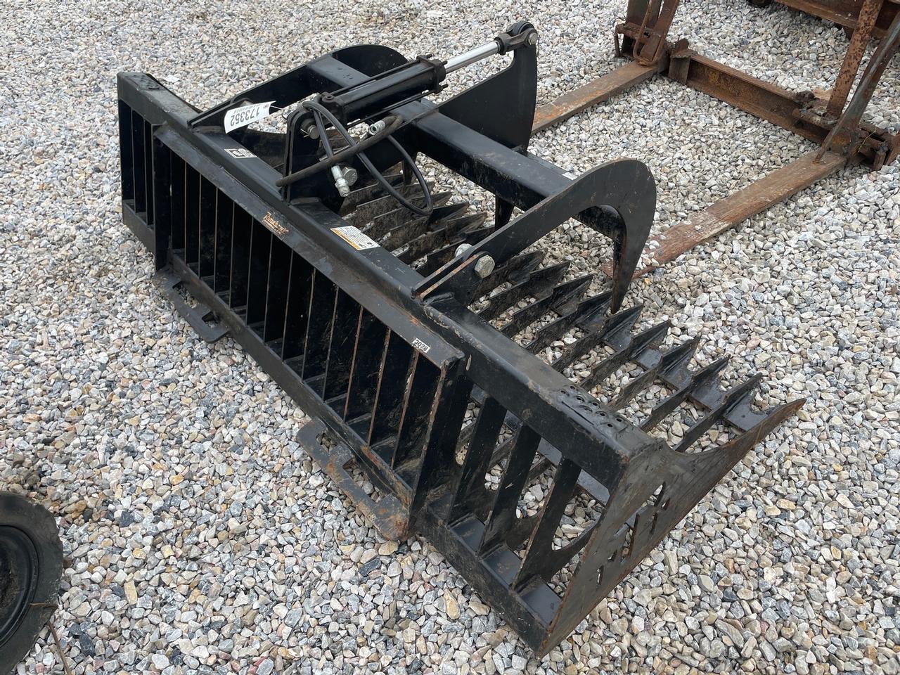 Tomahawk 72” Skid Steer Rock Grapple Bucket