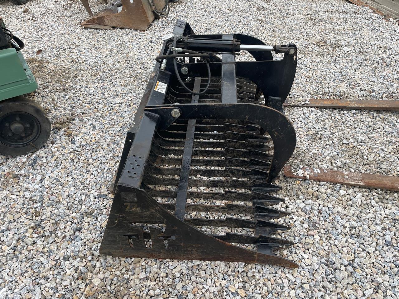 Tomahawk 72” Skid Steer Rock Grapple Bucket