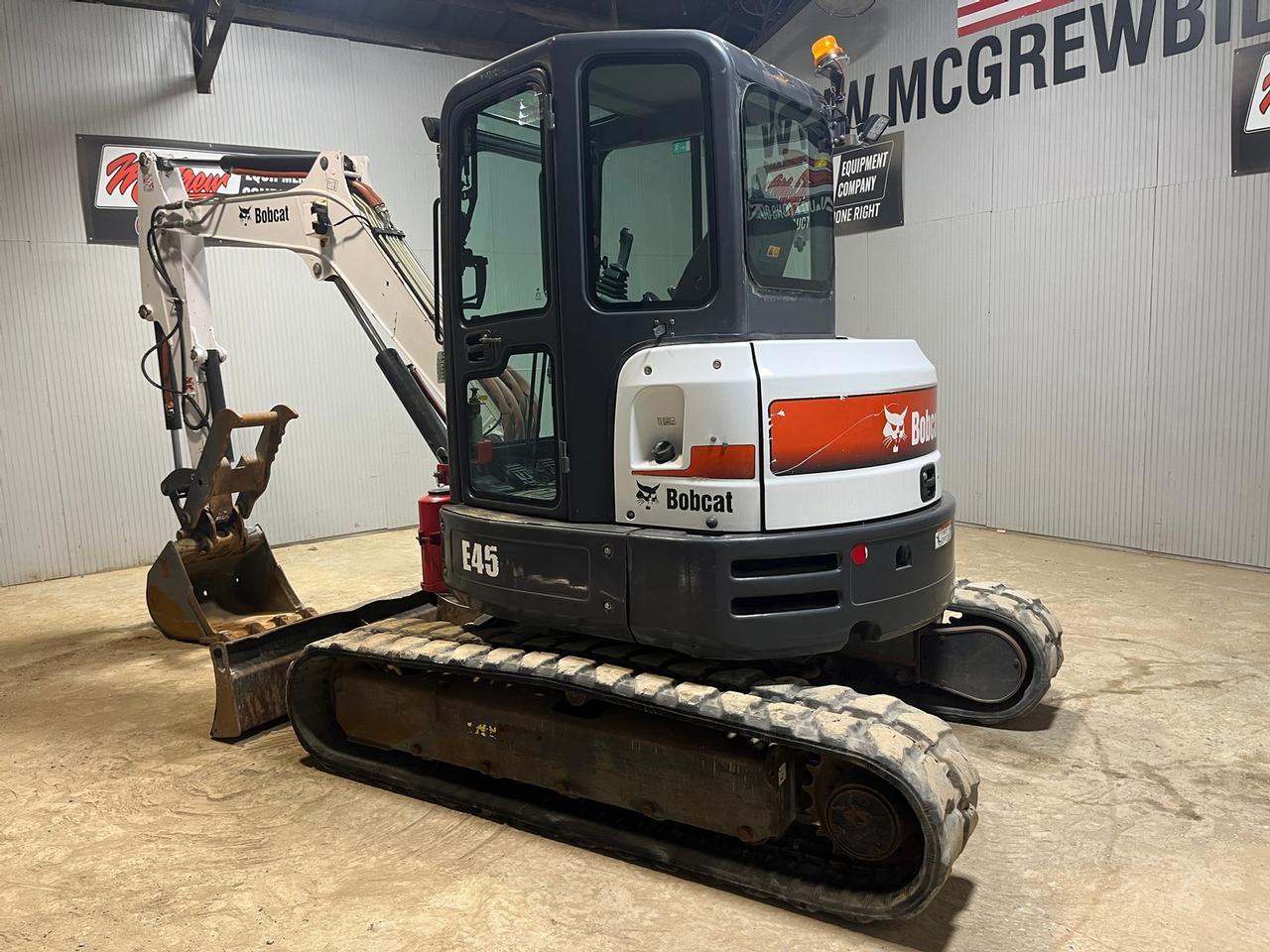 2016 Bobcat E45 Mini Excavator