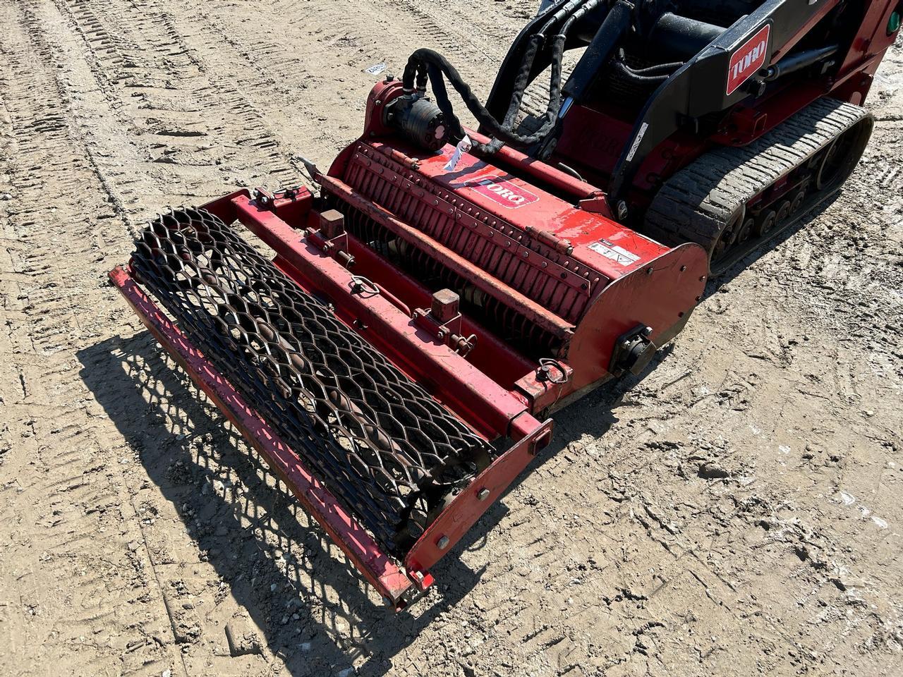 Toro Dingo 38" Tiller with Rock Basket