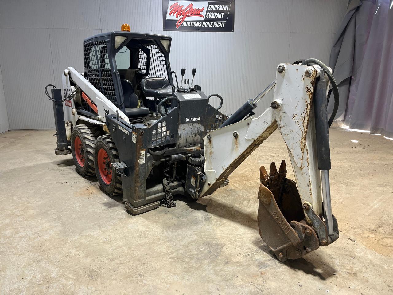 2013 Bobcat S130 Skid Steer with Backhoe