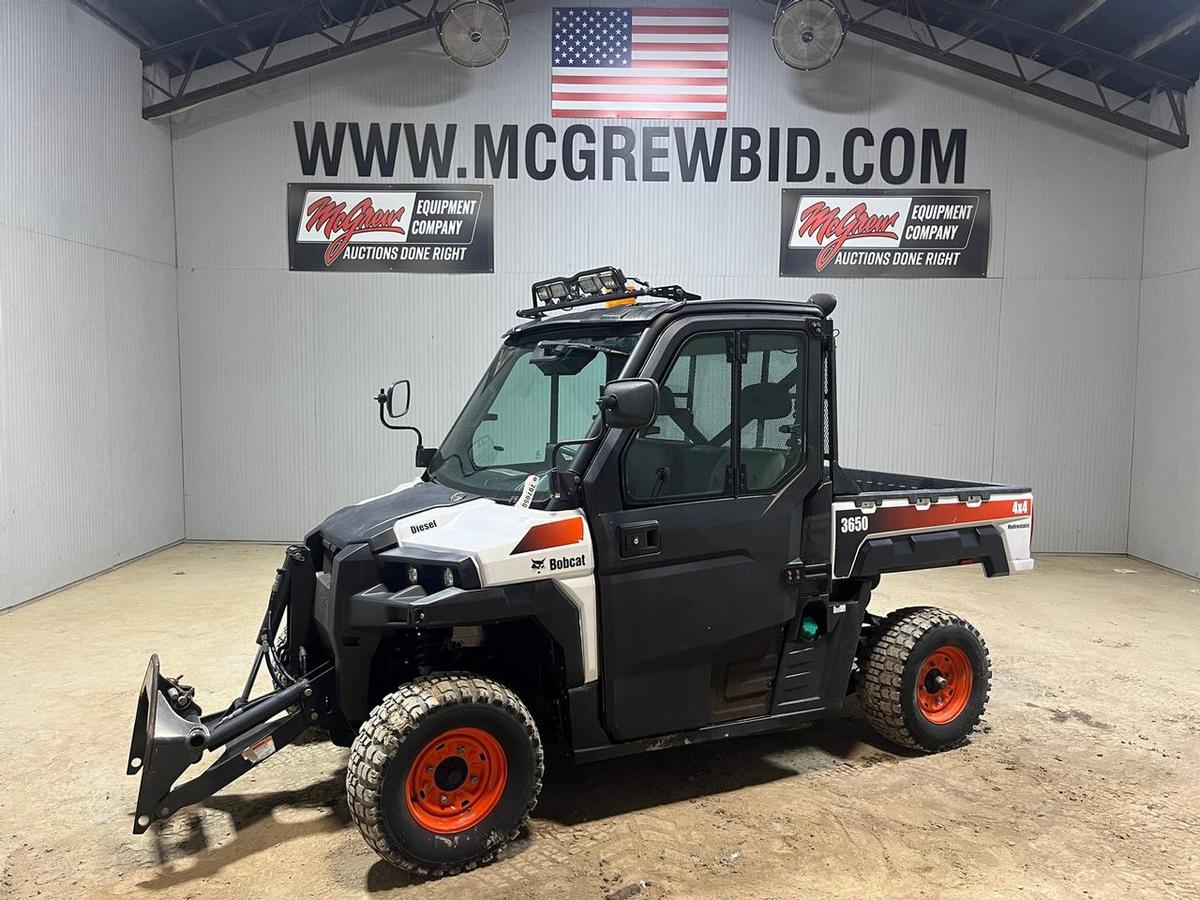 2018 Bobcat 3650 Utility Vehicle with Cab