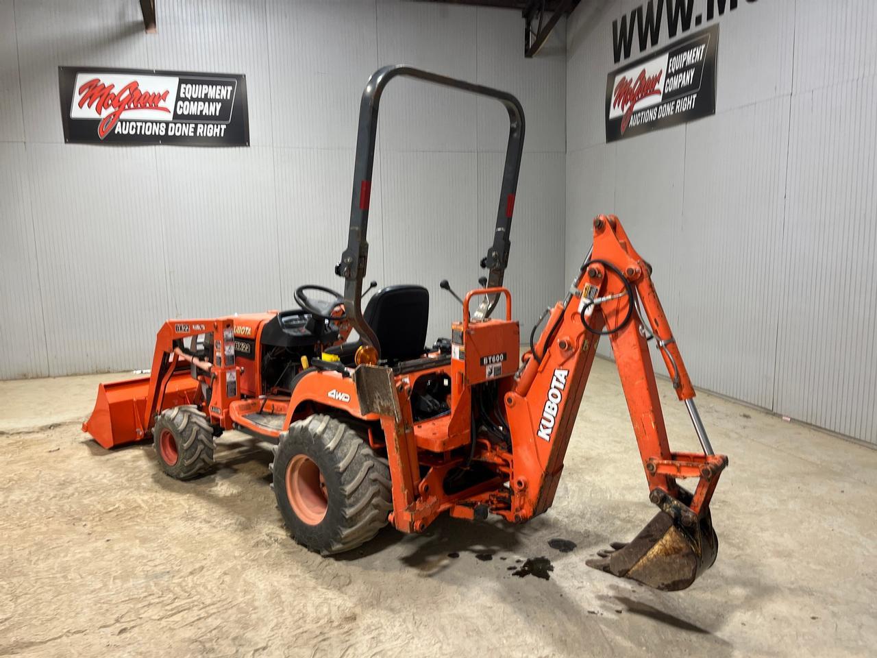 Kubota BX22 Tractor Loader Backhoe