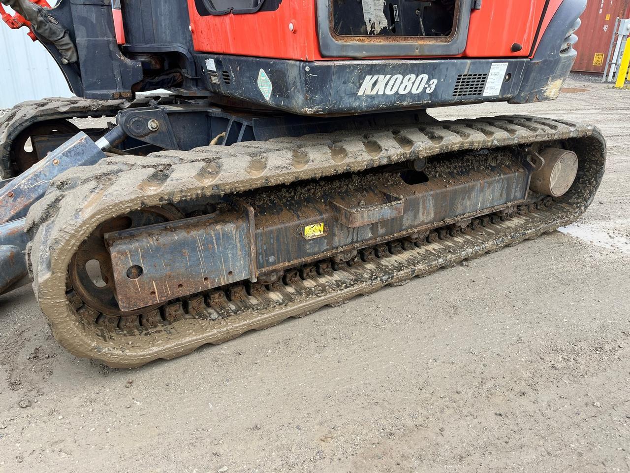 2012 Kubota KX080-3 Midi Excavator