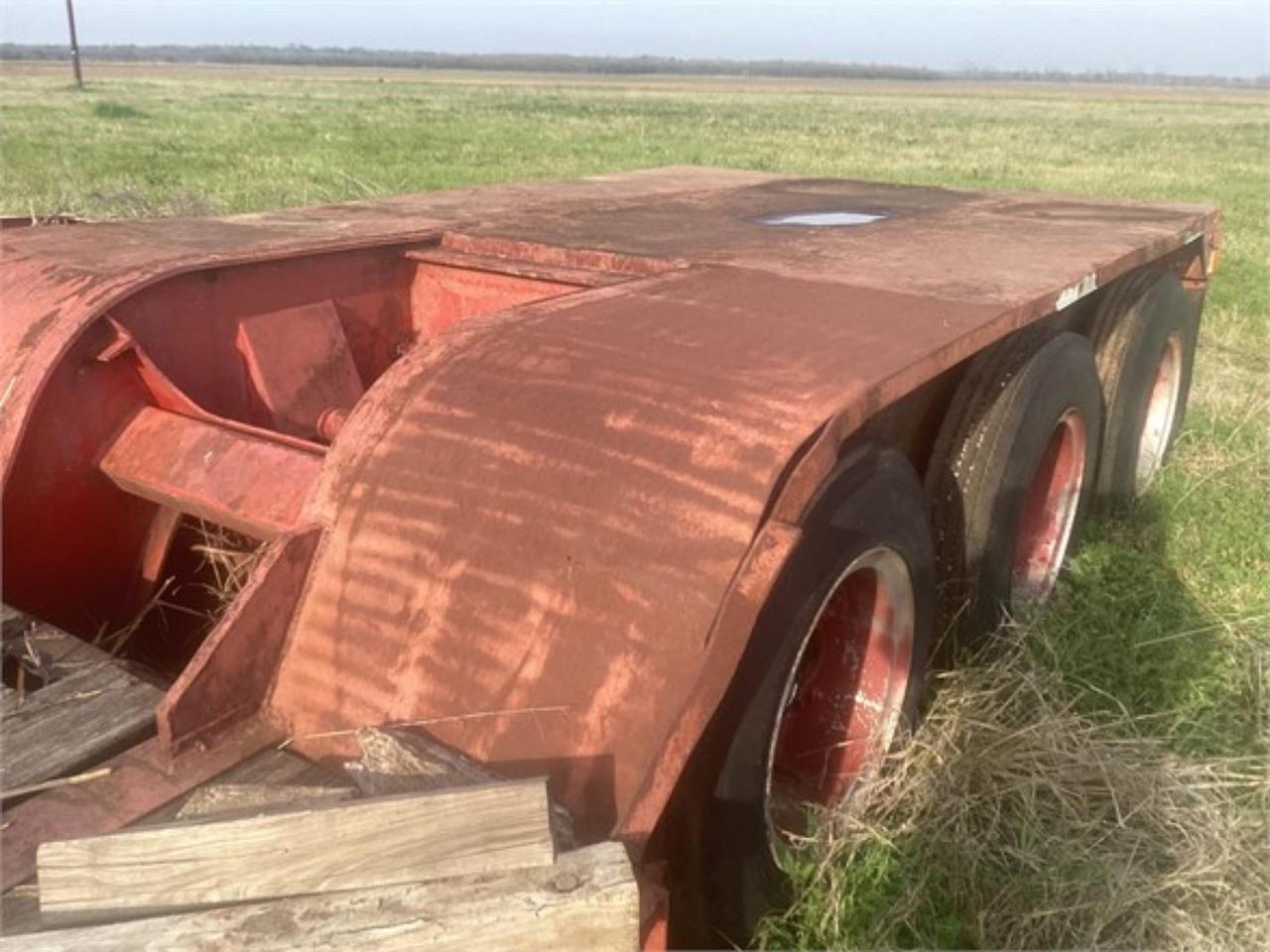 2001  Shop Built Tri-Axle Low Boy Trailer