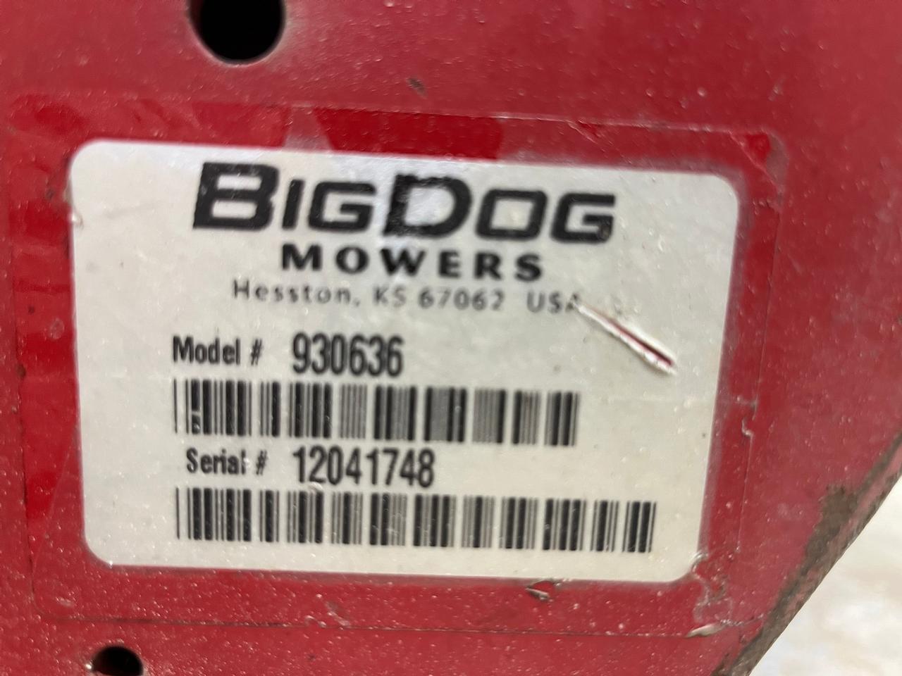 2012 Big Dog Walk Behind Mower