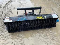 Mower King 72" Skid Steer Angle Broom