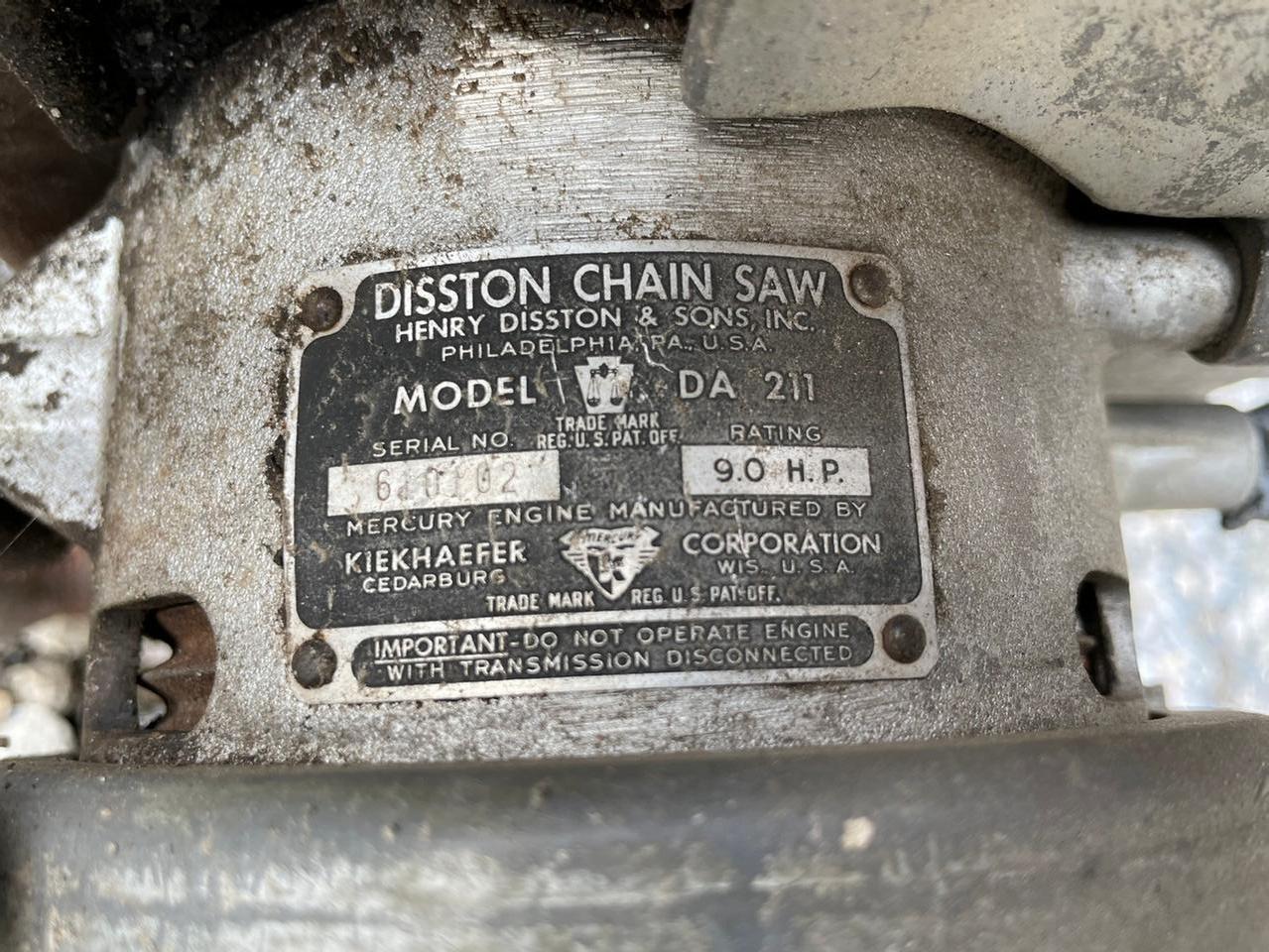 Disston 2 Man Chainsaw