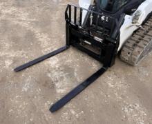 Ansung 48" Skid Steer Pallet Forks