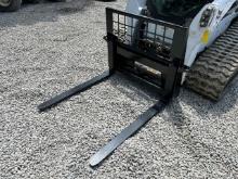 48" Pallet Forks with Backing Plate