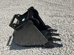 18" X-Change Bucket For A Bobcat Excavator