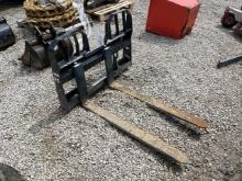 Bobcat 48" Skid Steer Pallet Forks