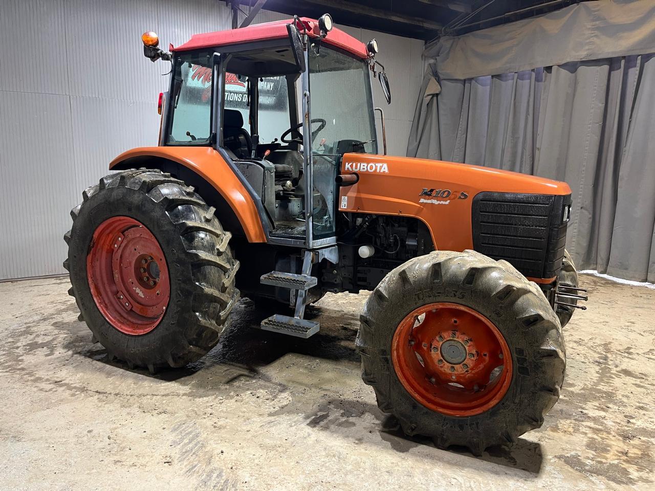 Kubota M105X Tractor with Cab