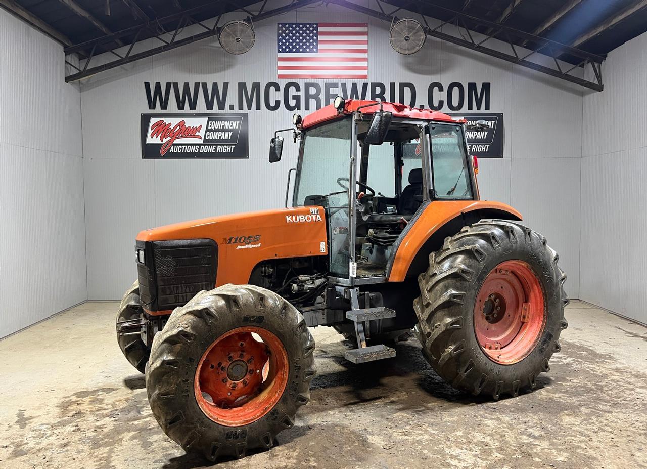 Kubota M105X Tractor with Cab
