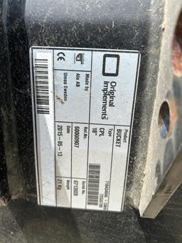 18” Excavator Bucket