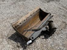 Geith MT48TYPB 48” Tilt Bucket for Bobcat Excavators
