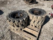 34x16 Solid Skid Steer Tires