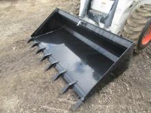 Wildcat 80" Skid Steer Tooth Bucket
