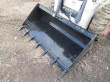 Wildcat 74" Skid Steer Tooth Bucket