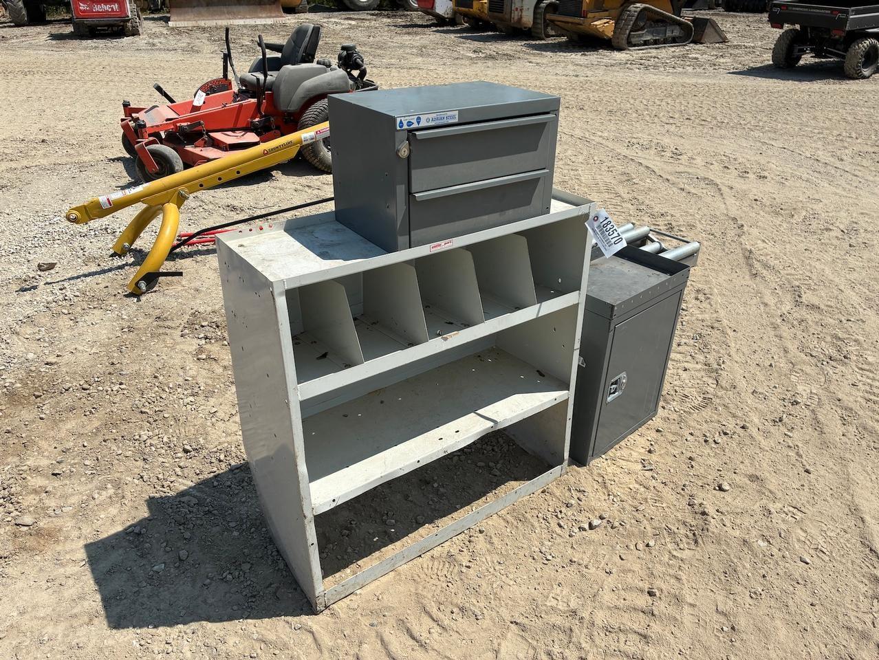 Van Shelf with Cabinets